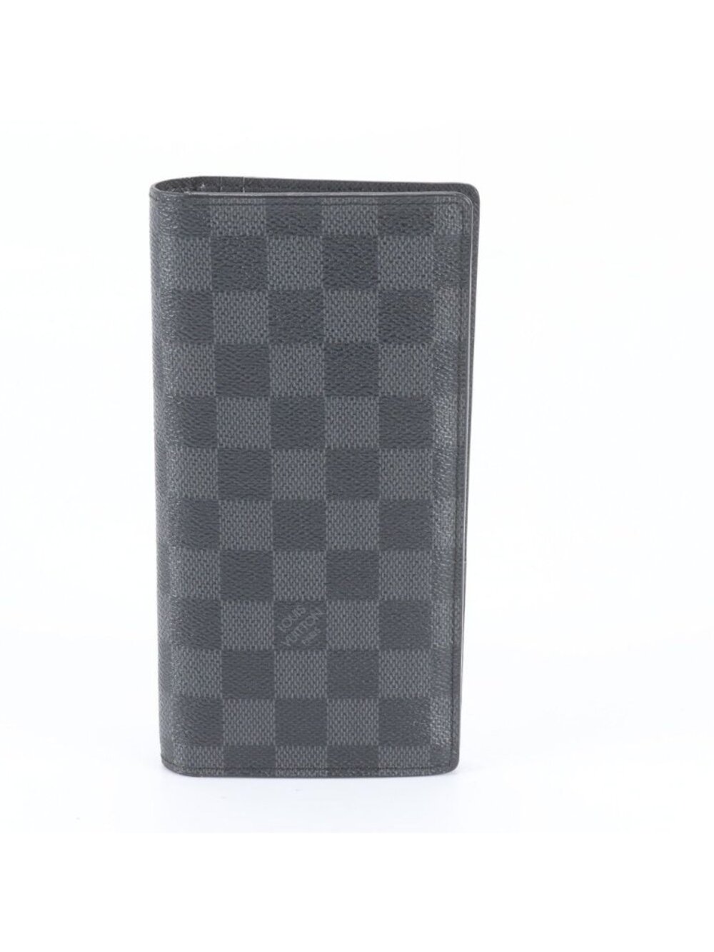 Louis Vuitton Damier Graphite Portefeuille Brazza Leather Wallet Bifold